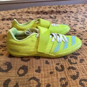 Adidas Adizero Discus Hammer Track Field Shoes Throwing Mens 7 FW2239 Neon